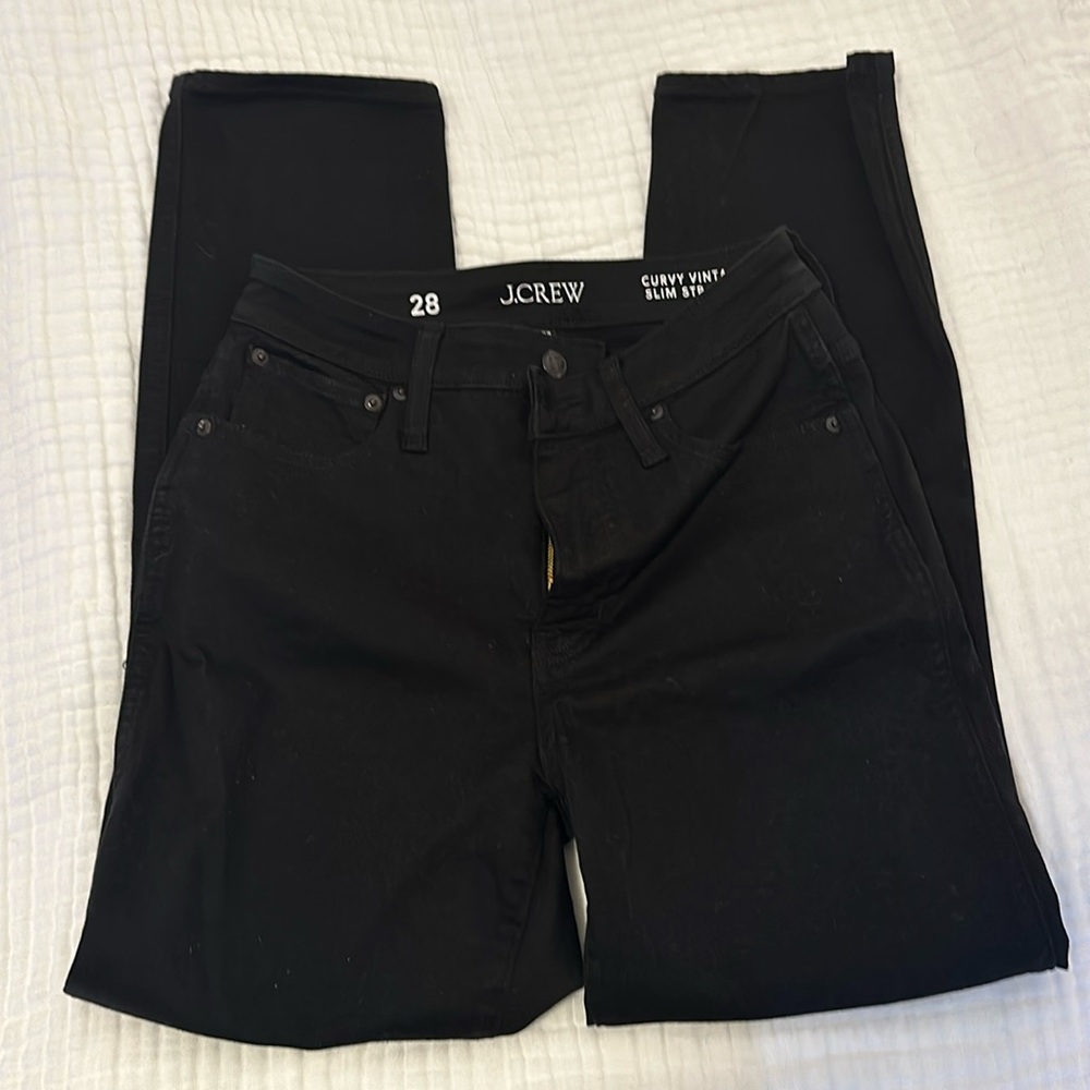 J Crew Curvy Vintage Straight Jean